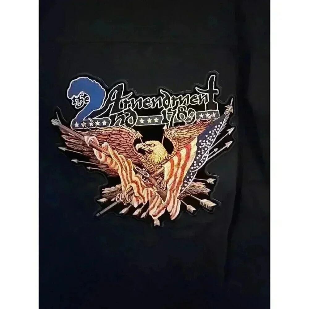 Vintage Built to Ride American Kustom Biker Vest Sleeveless Sz XL Excellent CR1